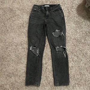 Gray pacsun mom jeans